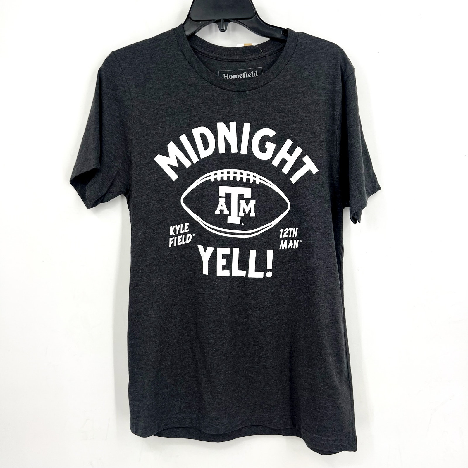 Homefield Men Midnight Yell Texas A&M T-Shirt Xl Dark Grey Short Sleeve Nwt — image 2 of 8